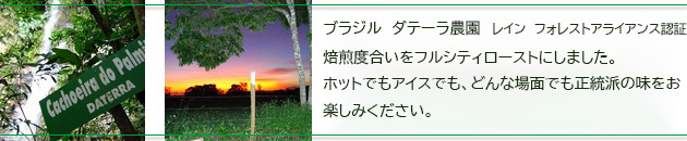 ダテーラ農園　ヴィラ　RA(レインフォレスト　アライアンス)